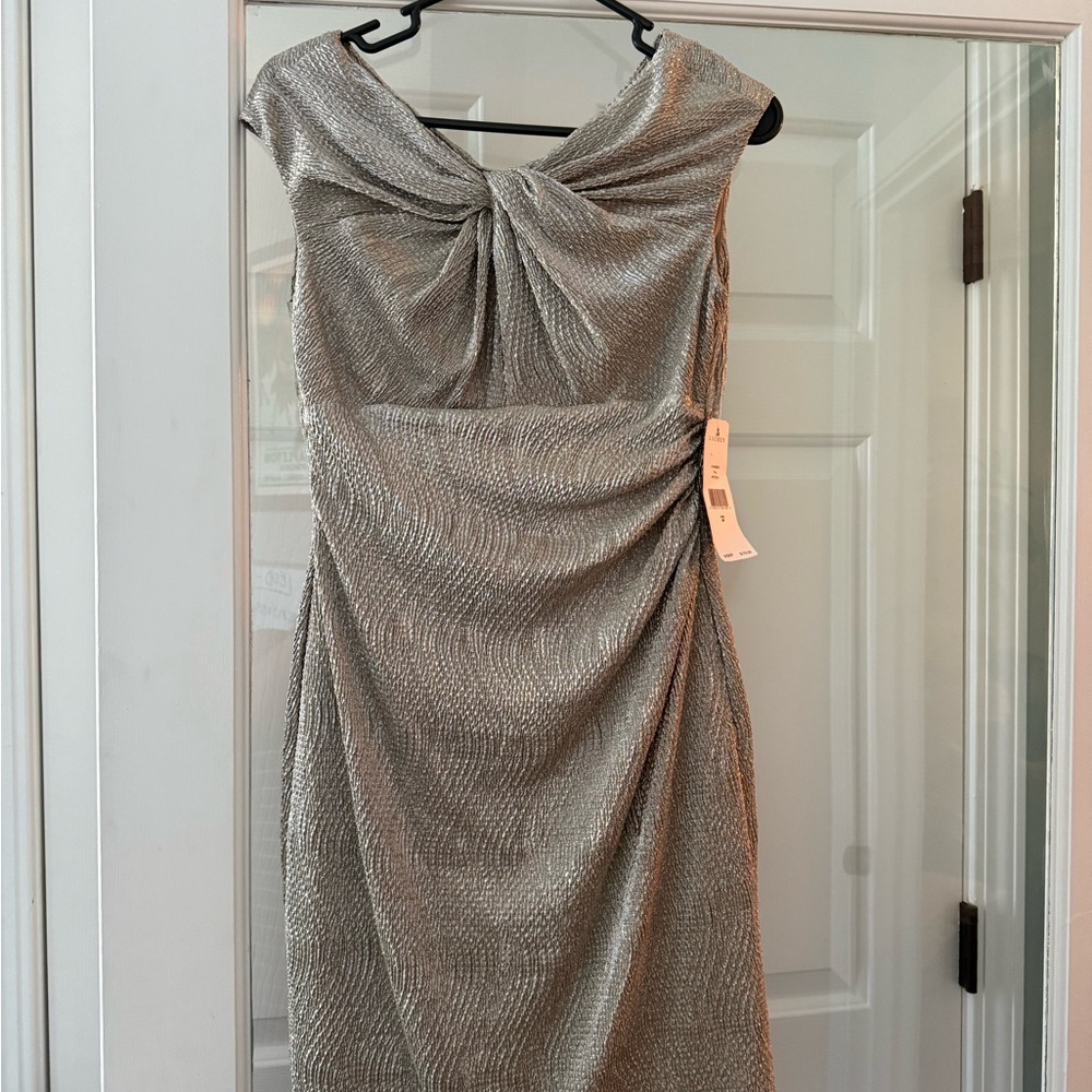 Shimmery Gold Evening Dress